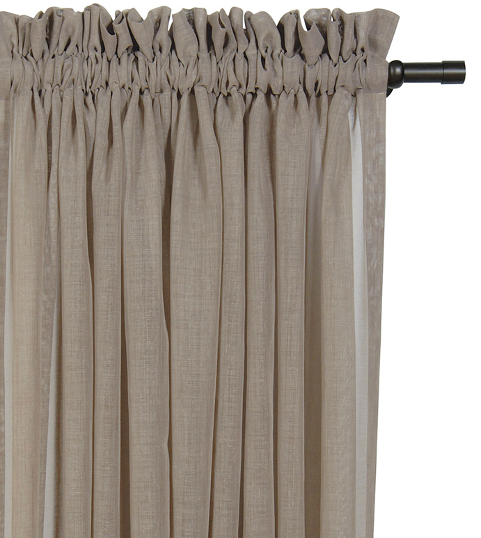 Palapa Mocha Curtain Panel