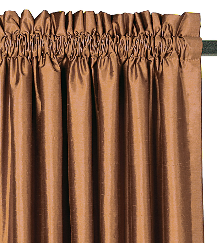 Serico Rust Curtain Panel