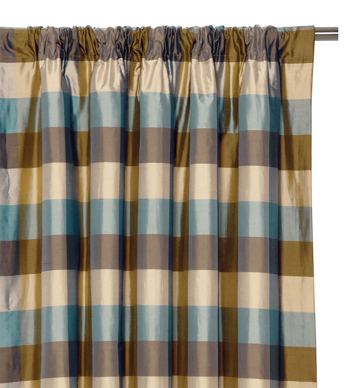 Beckford Sky Curtain Panel