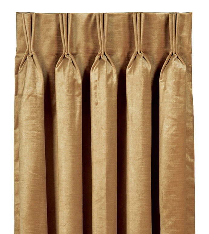 Lucerne Gold Curtain Panel