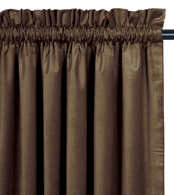 Lucerne Mocha Curtain Panel