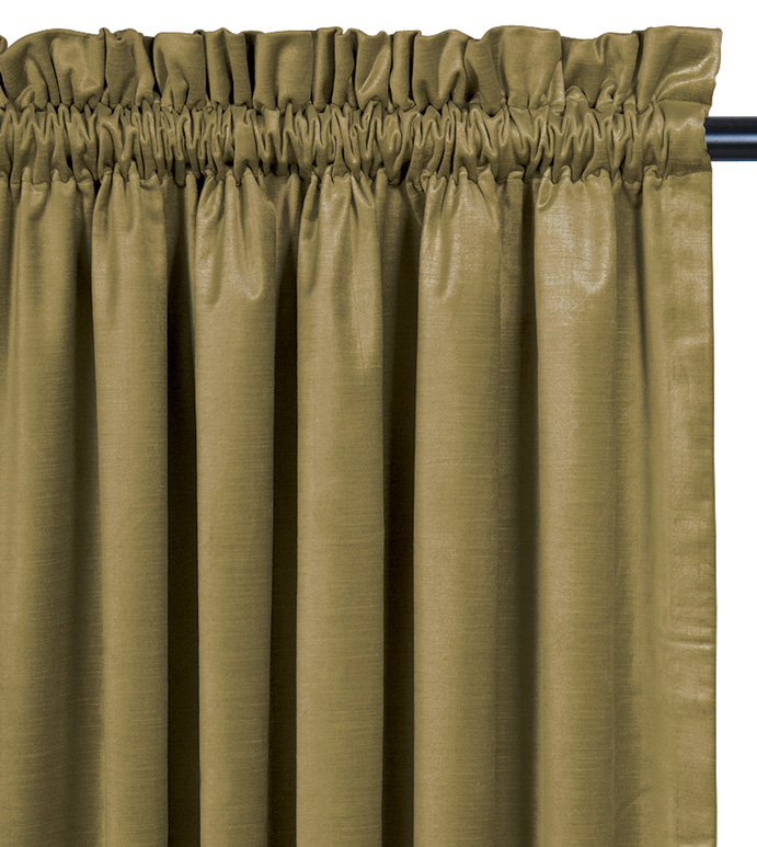 Lucerne Olive Curtain Panel