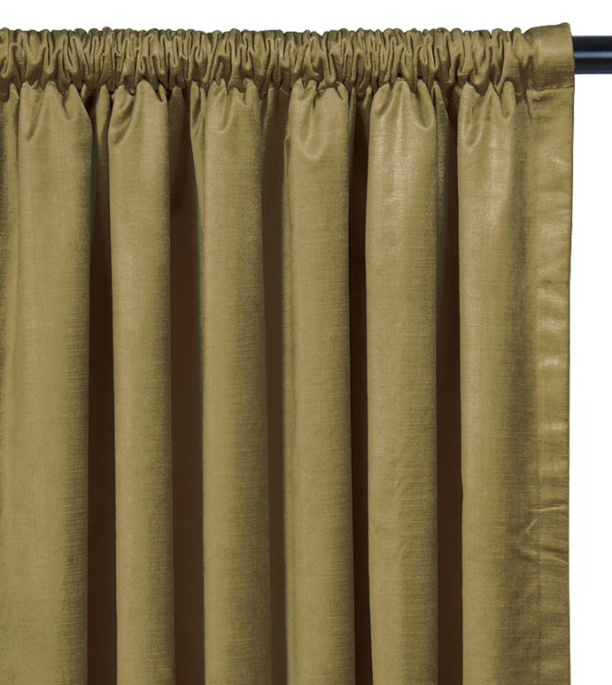 Lucerne Olive Curtain Panel