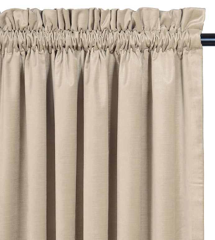 Lucerne Taupe Curtain Panel