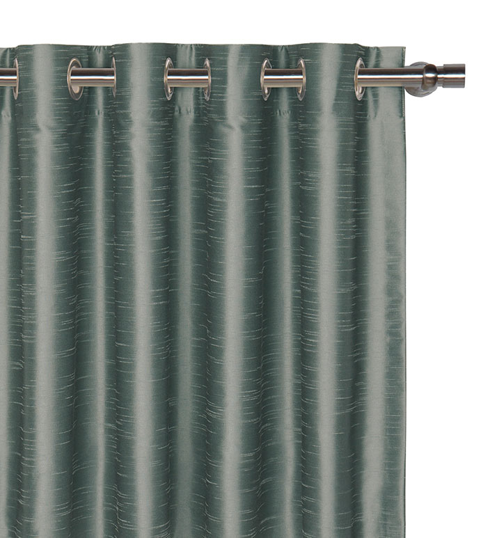 Edris Faux Silk Curtain Panel in Mineral