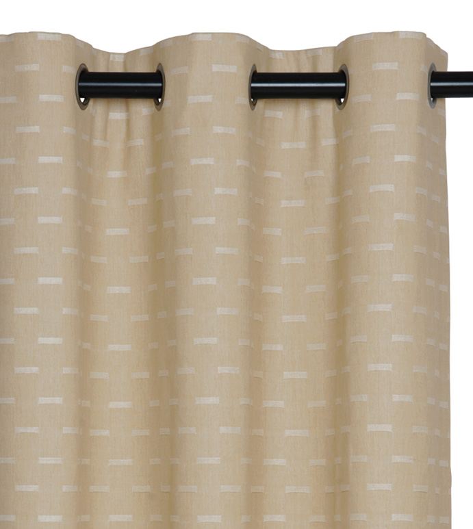 Marley Oatmeal Curtain Panel