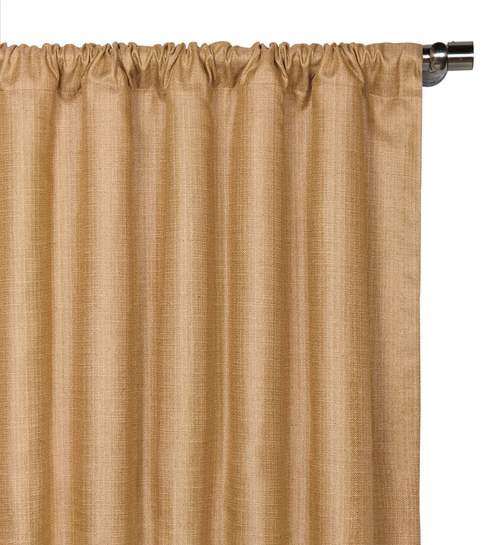 Meridian Woven Curtain Panel in Cashew