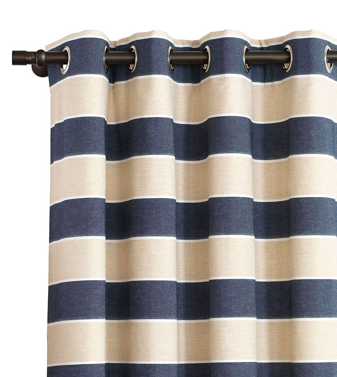 Abbot Indigo Curtain Panel