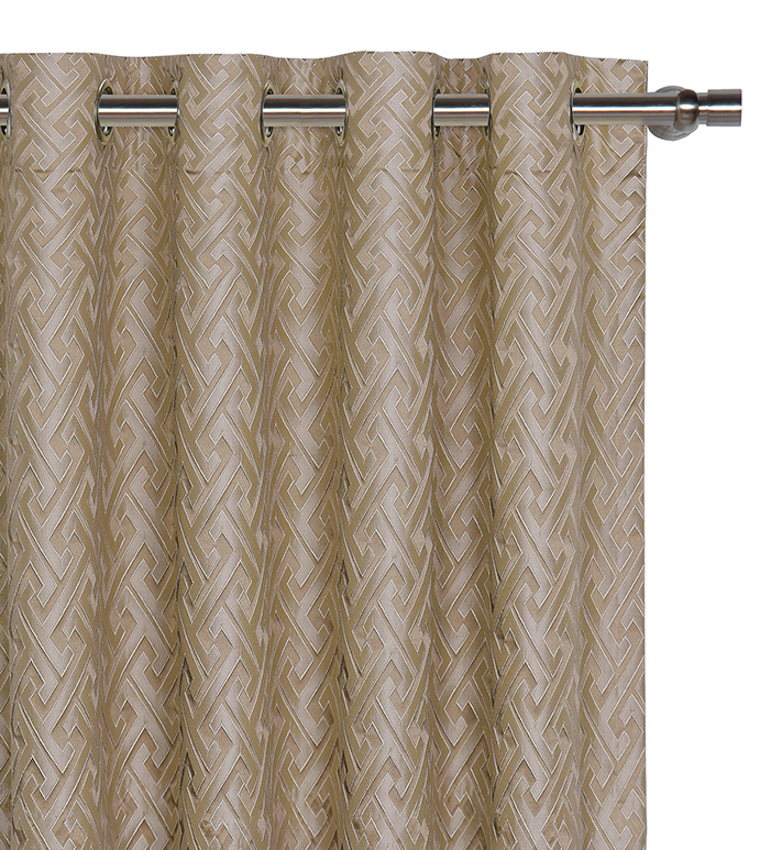 Roscoe Taupe Curtain Panel