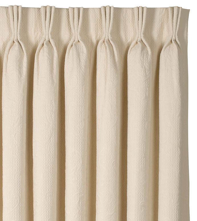 Jacqueline Natural Curtain Panel