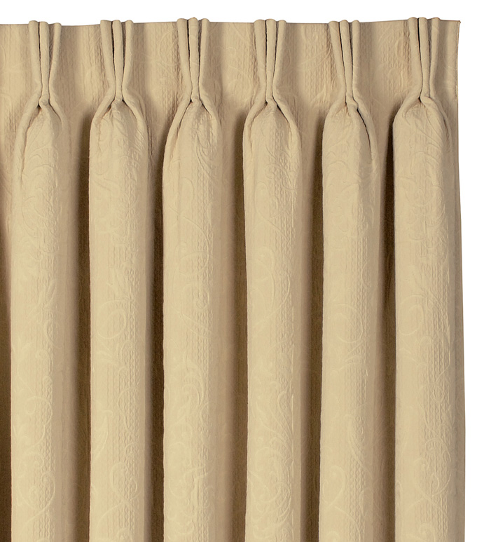 Jacqueline Bisque Curtain Panel