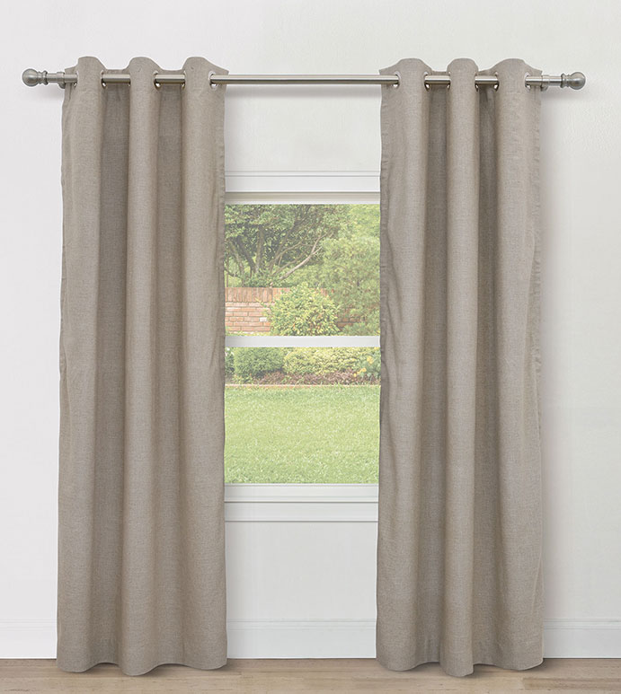 BRISA GROMMET CURTAIN PANEL IN NATURAL