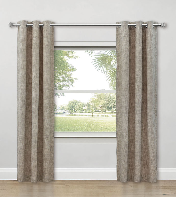 CAVILL GROMMET CURTAIN PANEL IN WHEAT