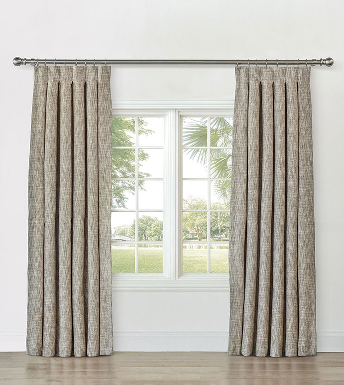 CAVILL TEXTURED CURTAIN PANEL IN WHEAT