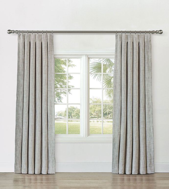 CAVILL TEXTURED CURTAIN PANEL IN OAT