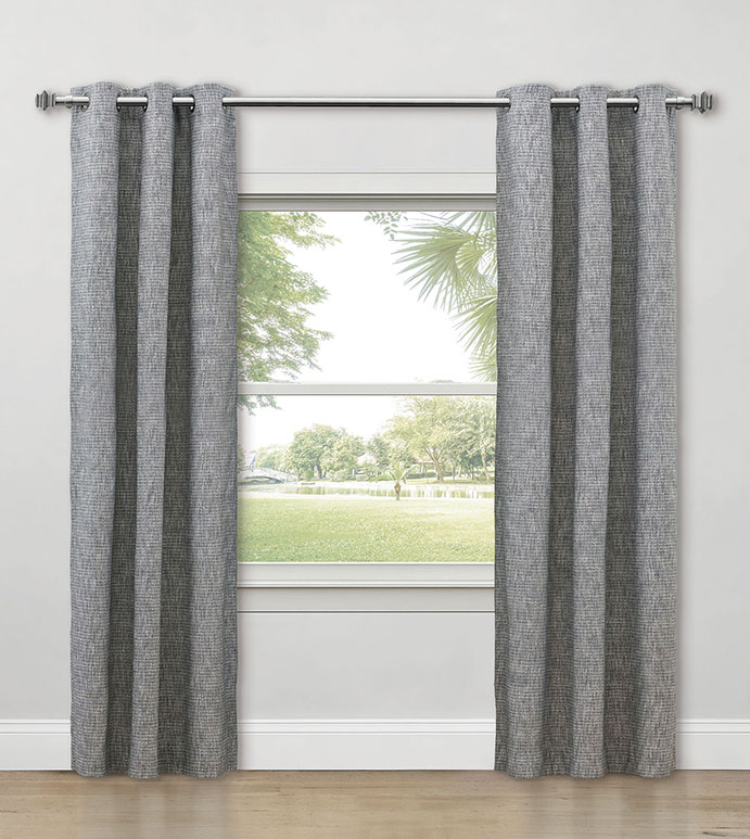 CAVILL GROMMET CURTAIN PANEL IN SHALE