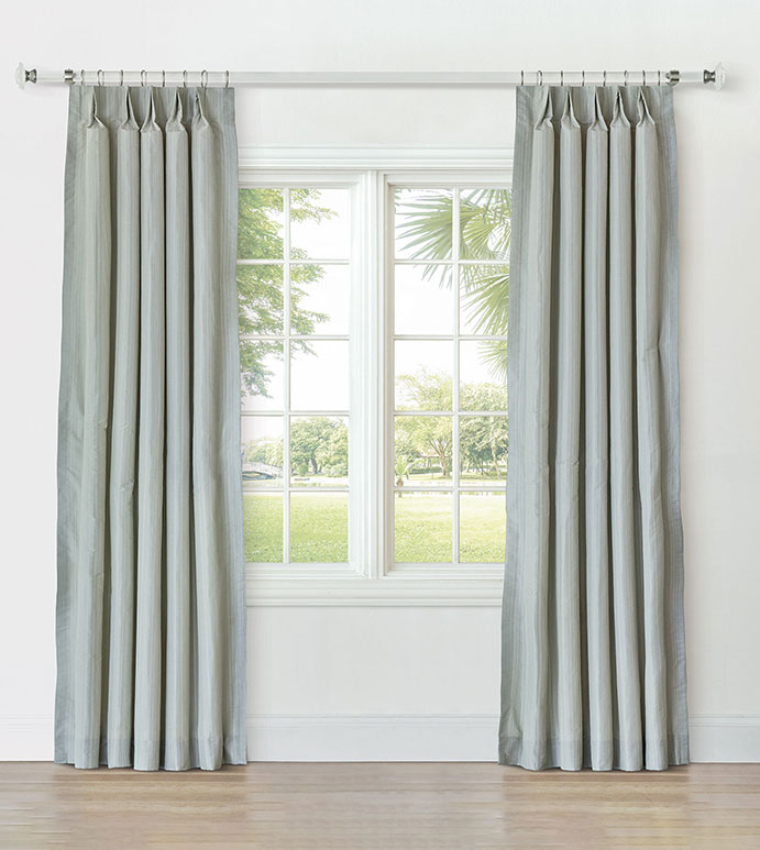 REVERIE STRIPED CURTAIN PANEL IN JADE