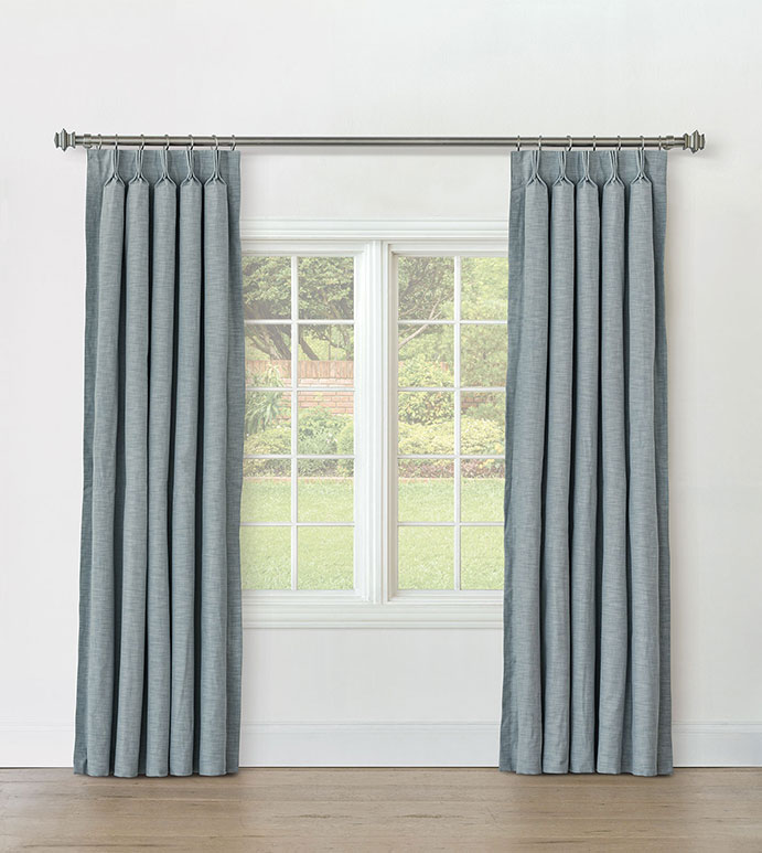 STERLING STRIE CURTAIN PANEL IN SKY
