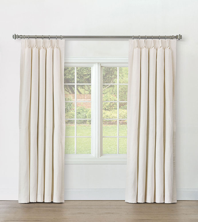 STERLING STRIE CURTAIN PANEL IN IVORY