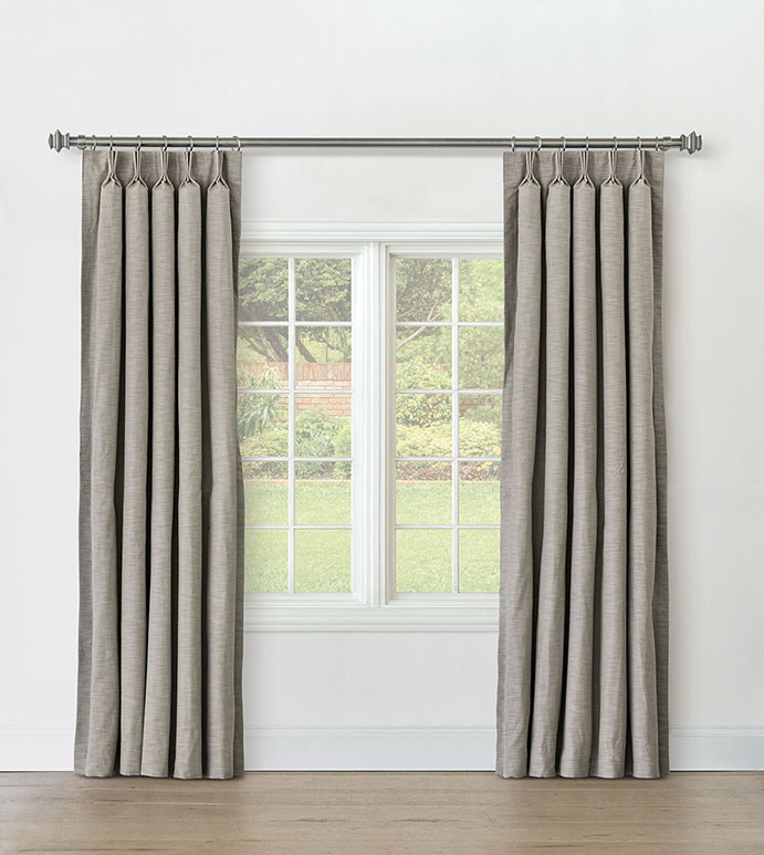 STERLING STRIE CURTAIN PANEL IN FOG