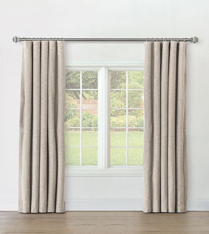 STERLING STRIE CURTAIN PANEL IN LATTE