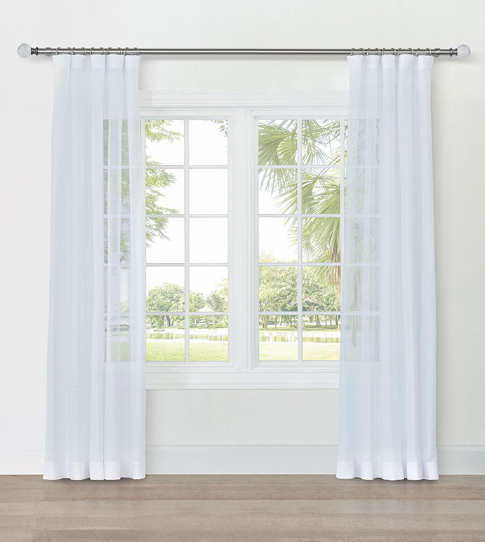 SWAY SHEER CURTAIN PANEL IN CLOUD