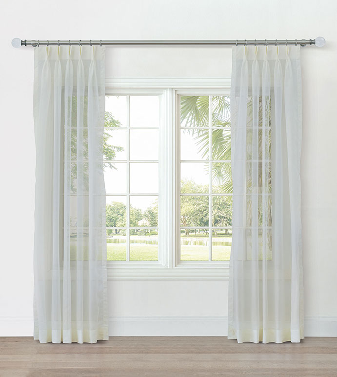 SWAY SHEER CURTAIN PANEL IN IVORY