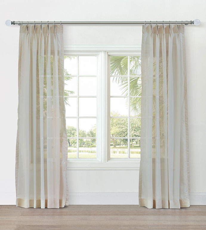 SWAY SHEER CURTAIN PANEL IN TAN