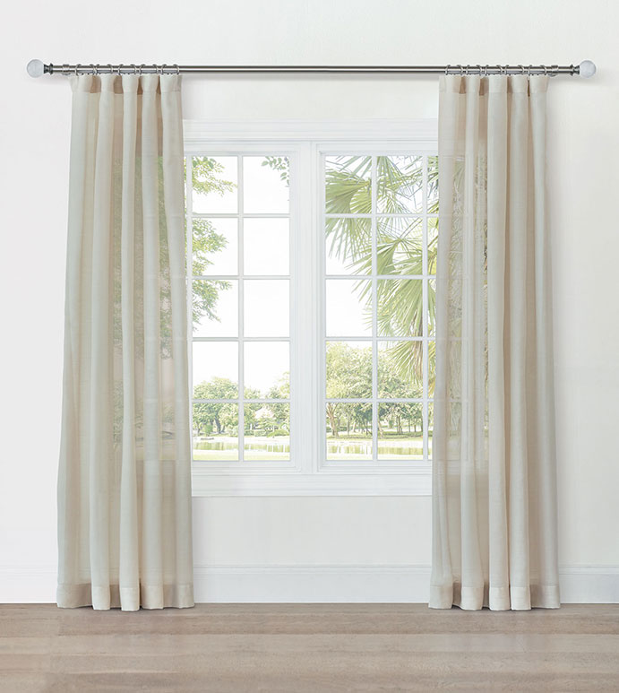 SWAY SHEER CURTAIN PANEL IN TAN