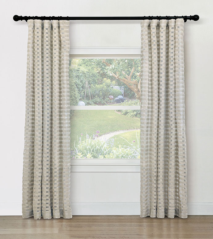 NEVADA LINEN CURTAIN PANEL IN TAN