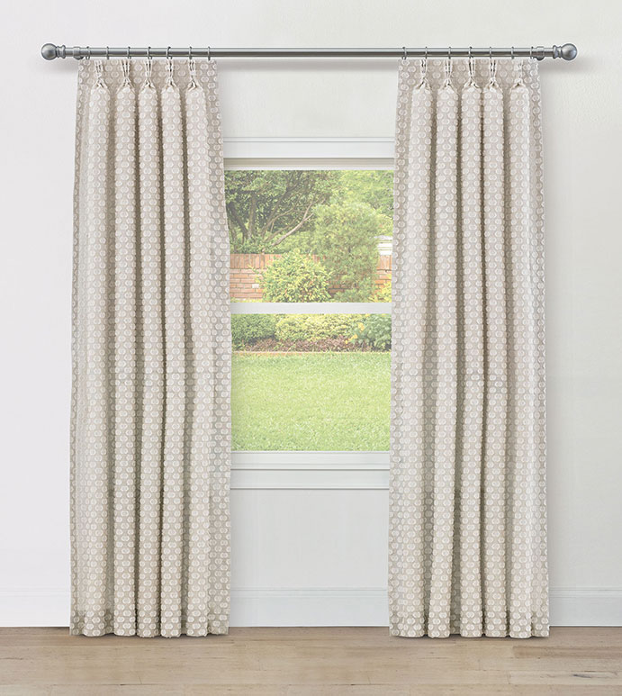 LILLA FIL COUPE CURTAIN PANEL IN NATURAL
