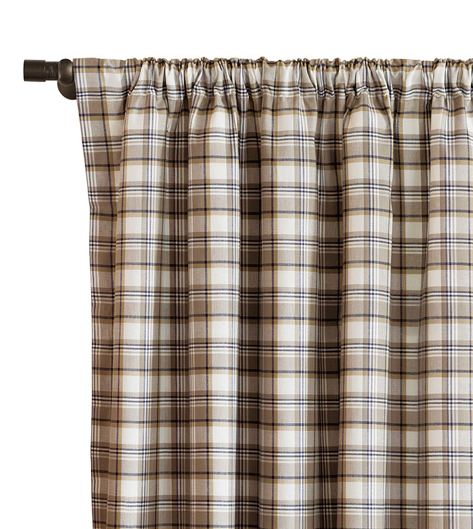 Ryder Plaid Curtain Panel