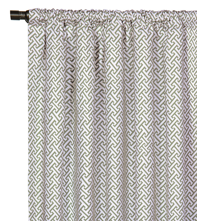 Chive Dove Curtain Panel