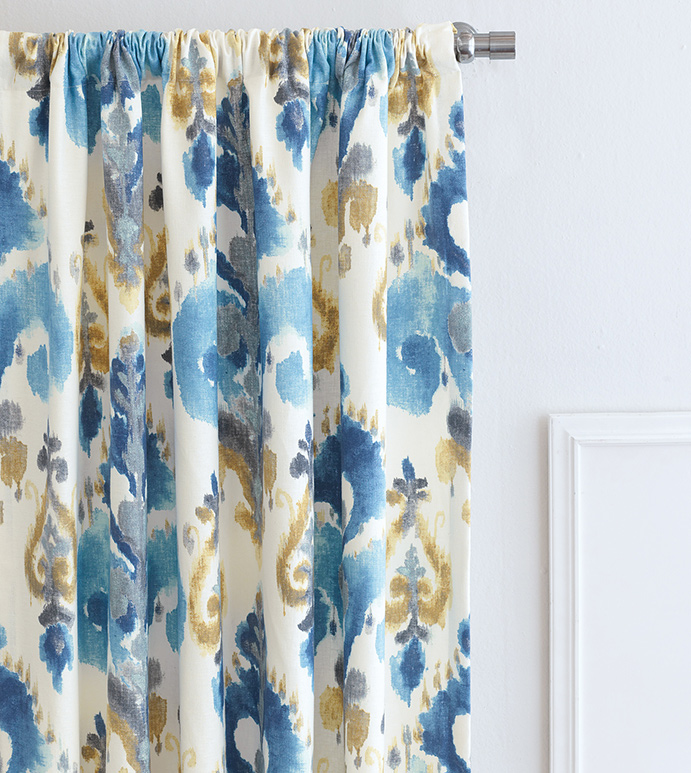 Aoki Azure Curtain Panel