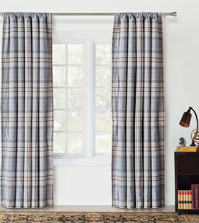 Arthur Plaid Curtain Panel