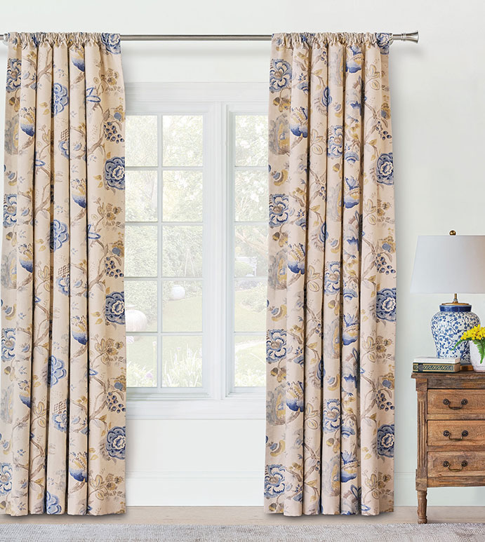 Emory Floral Curtain Panel