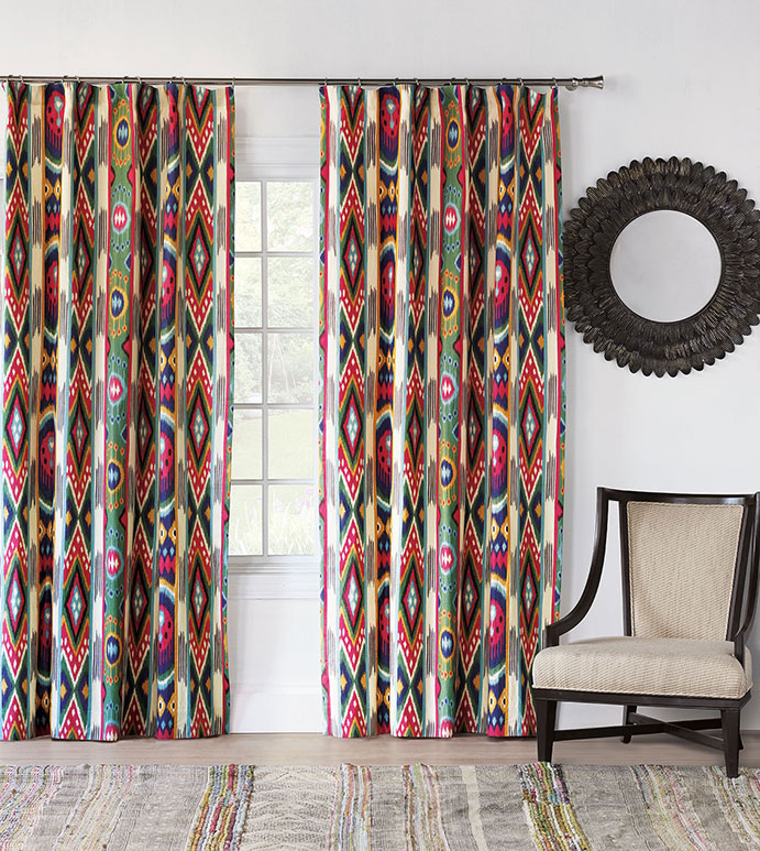 Akela Ikat Curtain Panel