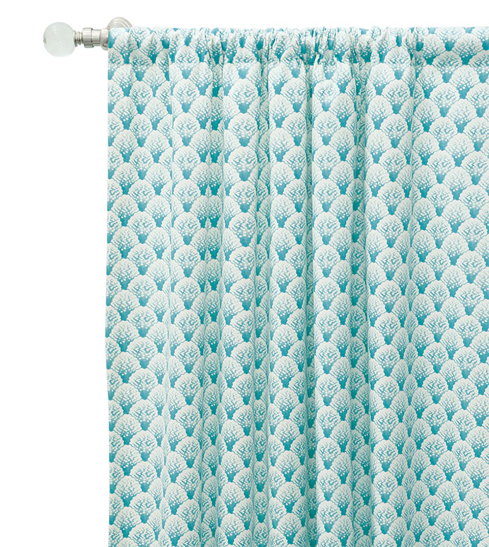 Koopa Teal Curtain Panel