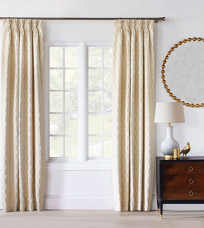 Jolene Scalloped Curtain Panel