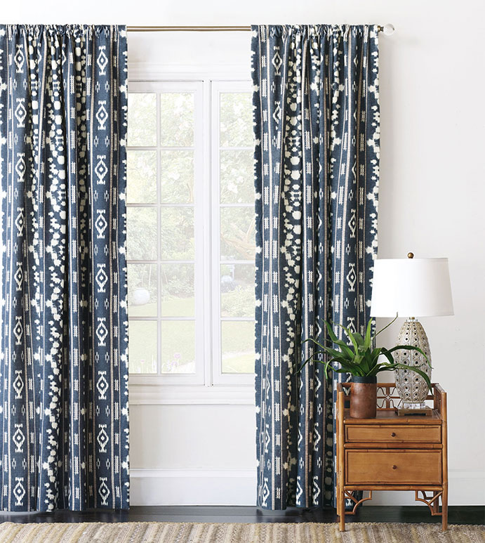 Saya Ikat Curtain Panel