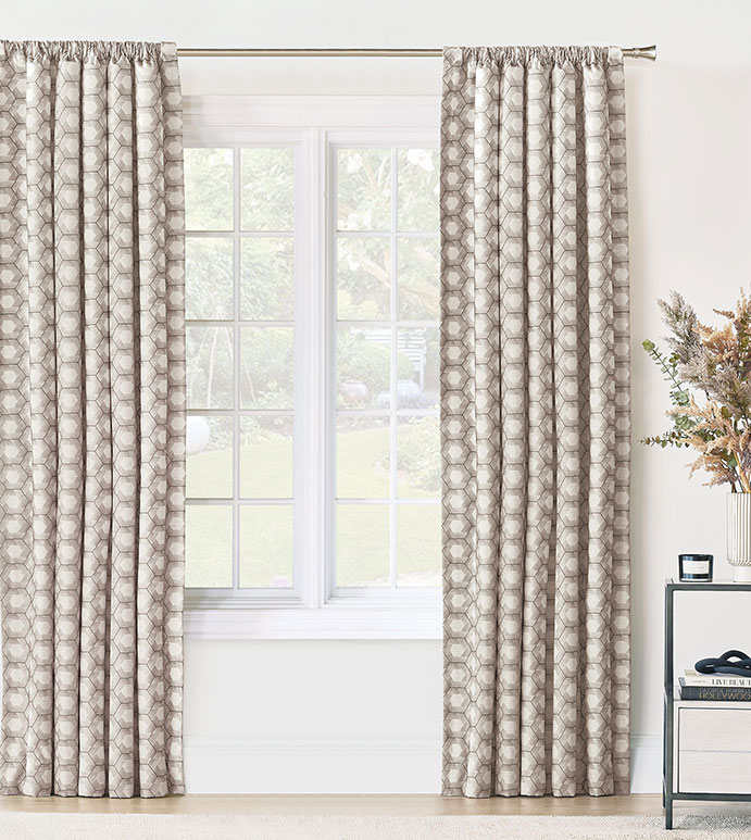 Talena Embroidered Curtain Panel