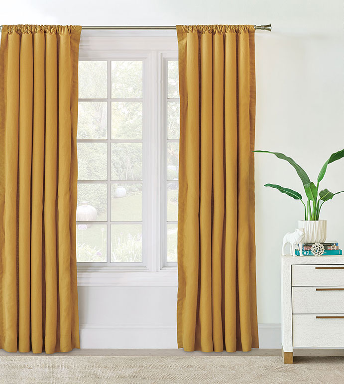 Charlie Linen Curtain Panel