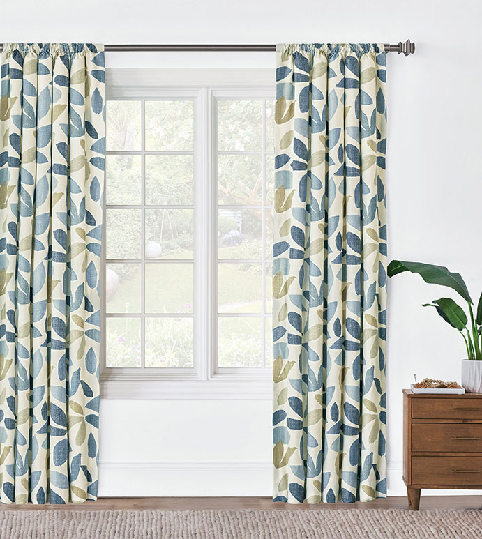 MIRA LEAF CURTAIN PANEL