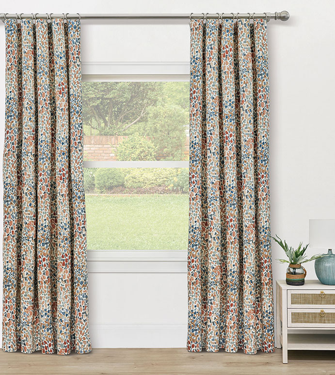 ROONEY ABSTRACT CURTAIN PANEL