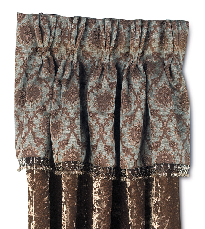 Glamour Mocha Curtain Panel