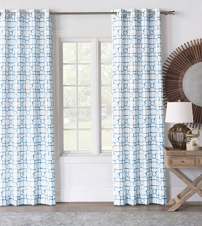 Castaway Lattice Curtain Panel