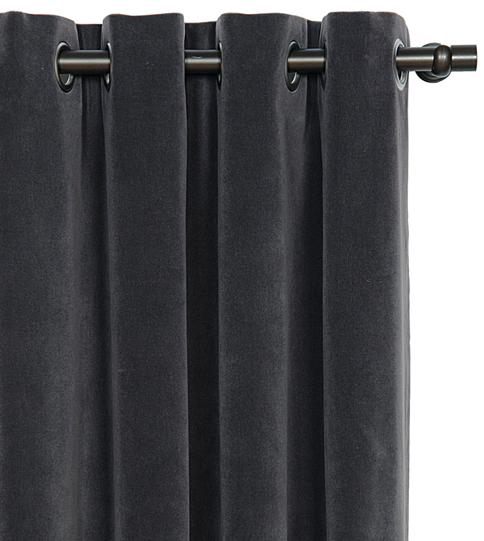 Jackson Charcoal Curtain Panel