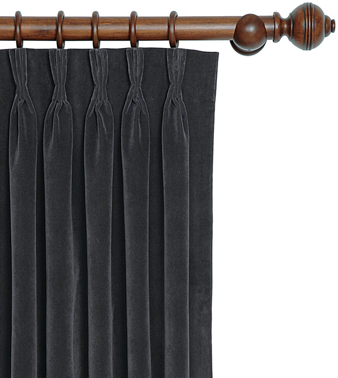 Jackson Charcoal Curtain Panel
