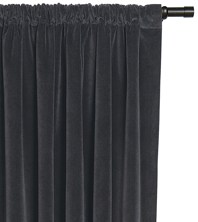 Jackson Charcoal Curtain Panel