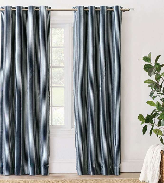 Halprin Ticking Curtain Panel